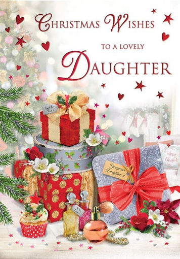 Picture of LOVELY DAUGHTER CHRISTMAS CARD